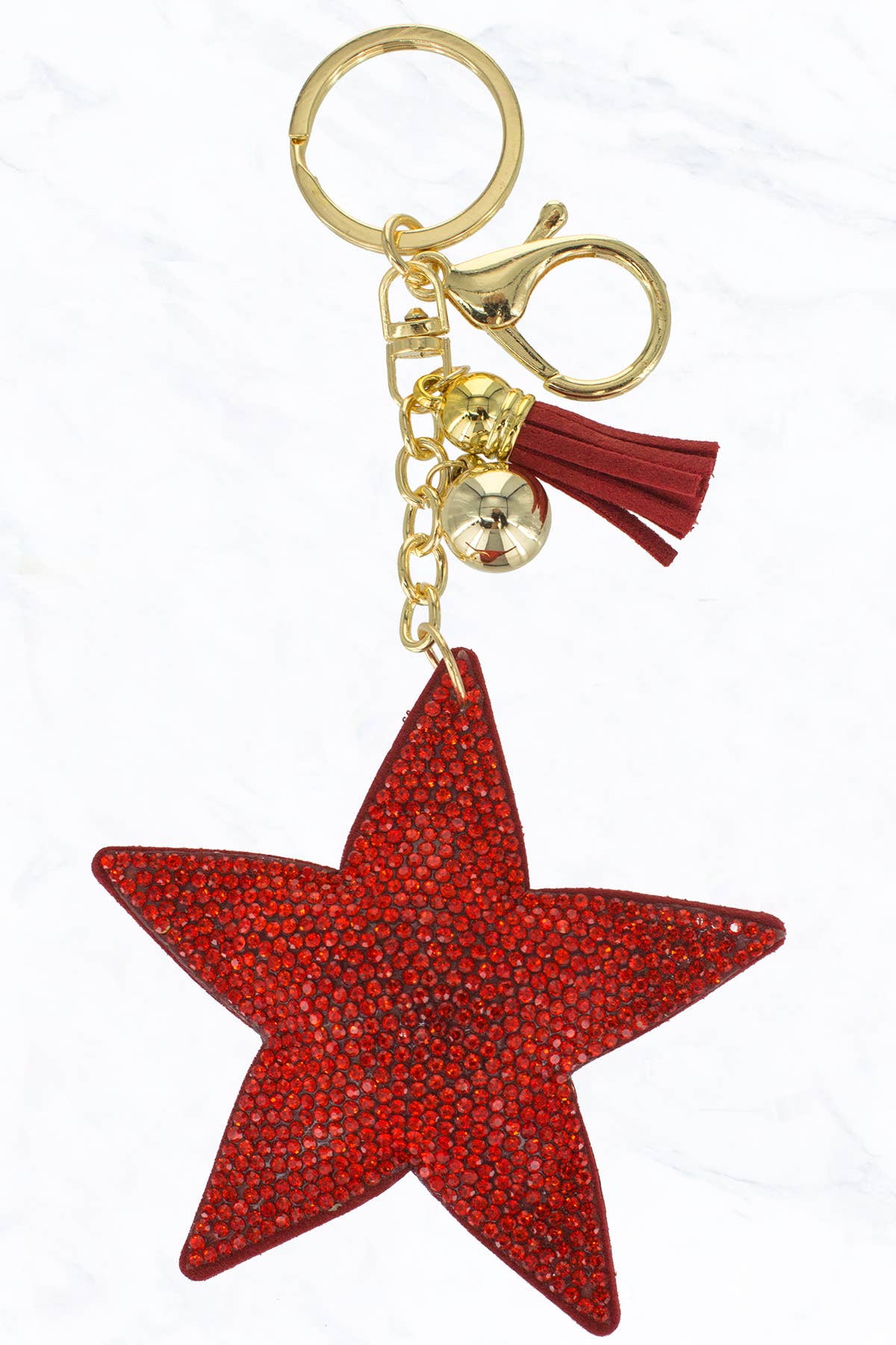 Glittering Star Keychain