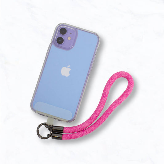 Patterned Braided Rope Phone Strap