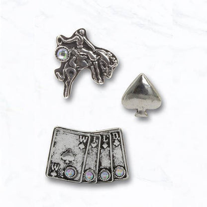 Wild West Magnetic Hat Pin Set