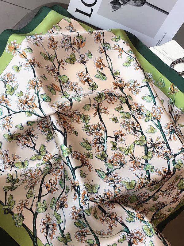 Floral - Falling into Summer Shawl & Scarf