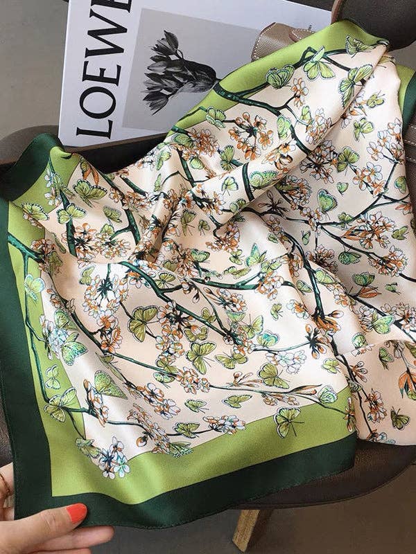 Floral - Falling into Summer Shawl & Scarf