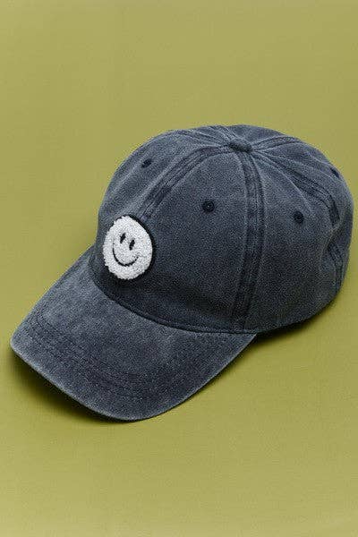 HAPPY FACE BASEBALL CAP