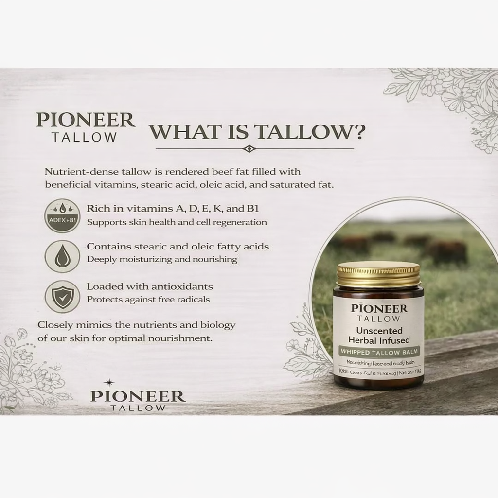 Whipped Tallow Moisturizer – Unscented