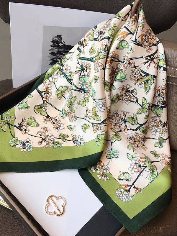 Floral - Falling into Summer Shawl & Scarf
