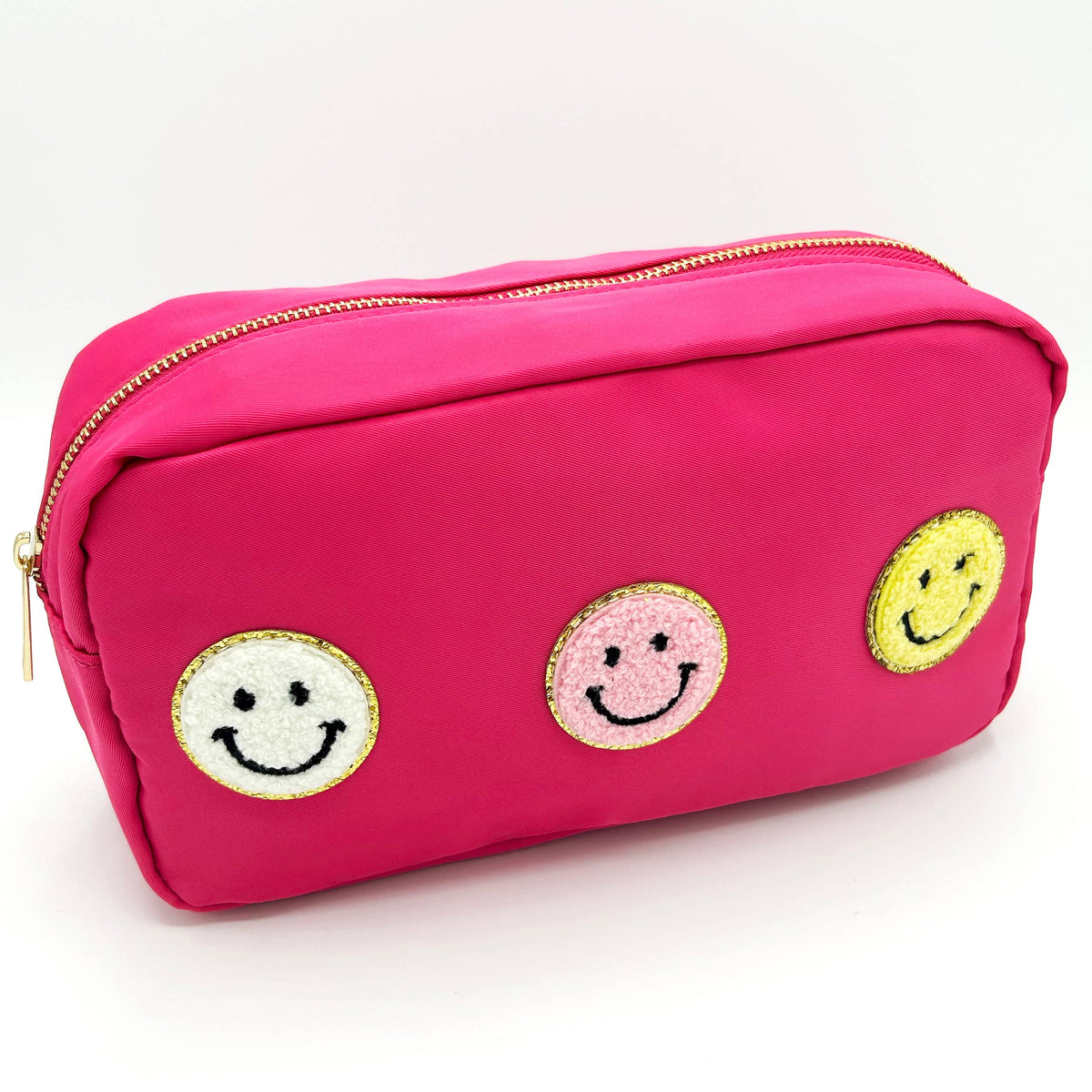 CLEARANCE Cosmetic or Toiletry Bag with Varsity Letter Patch