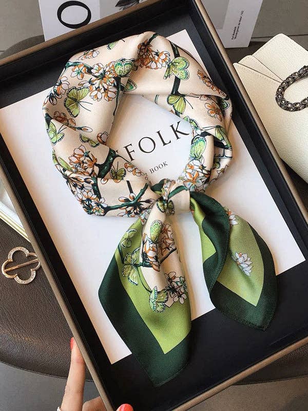 Floral - Falling into Summer Shawl & Scarf