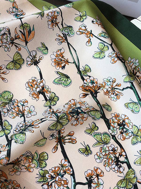 Floral - Falling into Summer Shawl & Scarf
