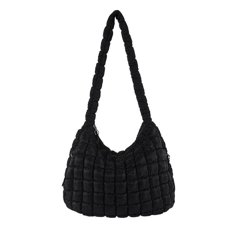 Solid Color Cloud Bag Large Capacity Shoulder Bag
