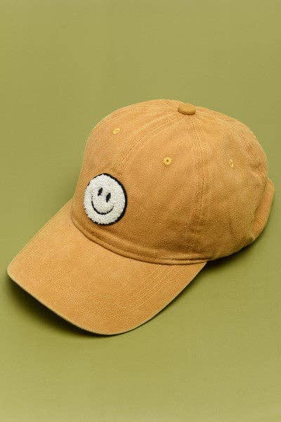 HAPPY FACE BASEBALL CAP