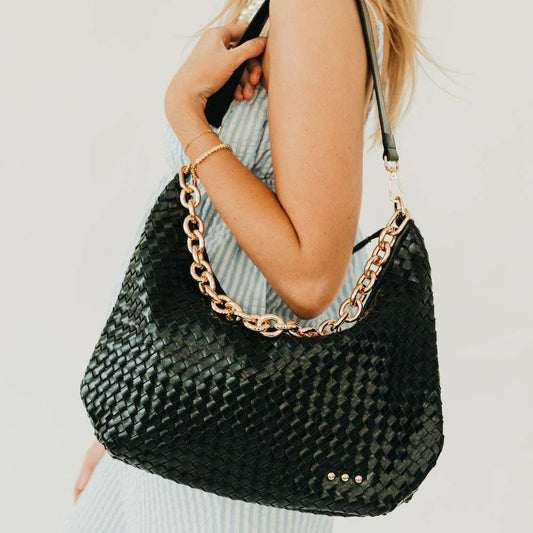 Sienna Slouchy Woven Shoulder Bag