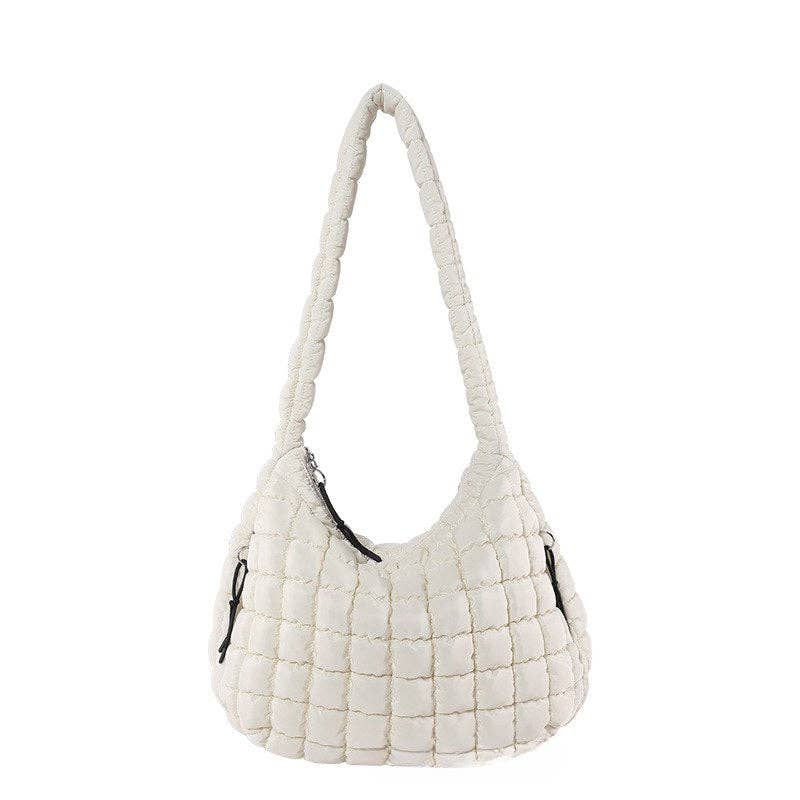Solid Color Cloud Bag Large Capacity Shoulder Bag