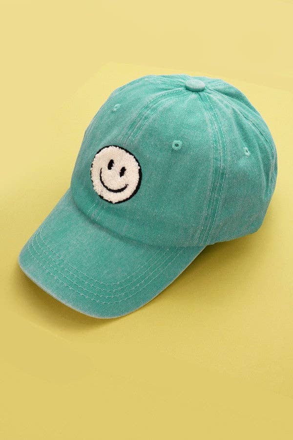 HAPPY FACE BASEBALL CAP