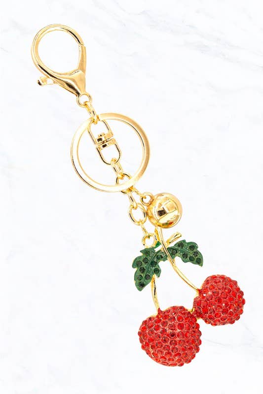 Cherry Keyring Keychain